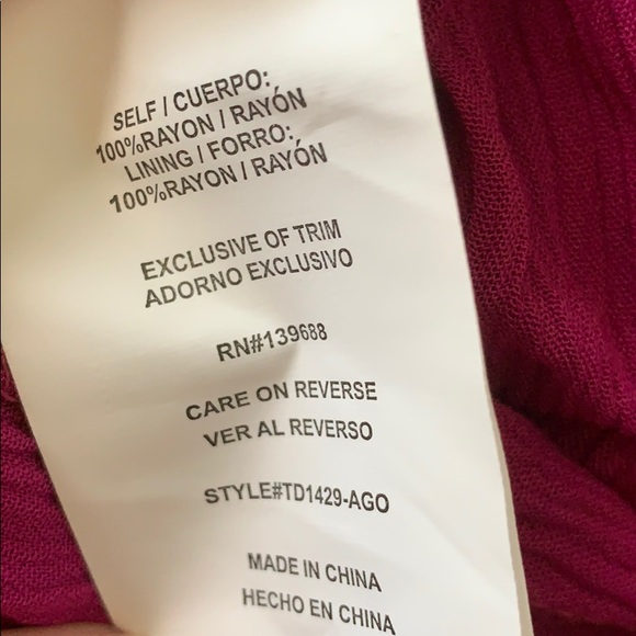 Strapless purple dress small - Picture 7 of 8